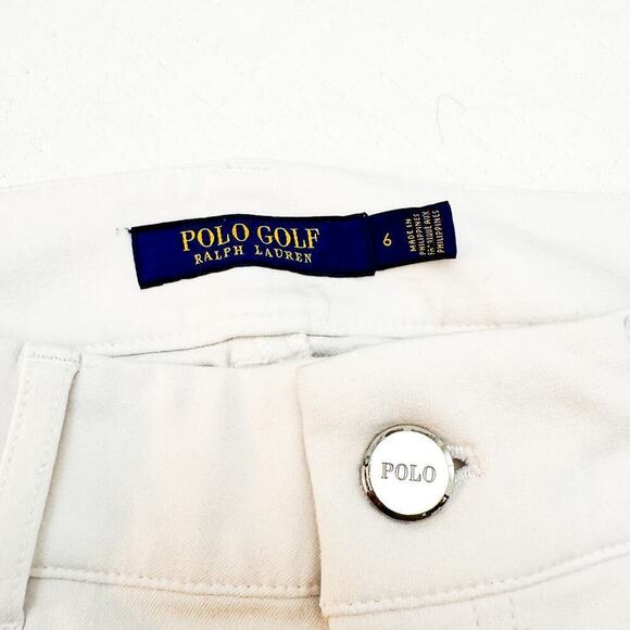Polo Golf Ralph Lauren Slim Off White Denim Jean Pants Size 6 - Picture 6 of 7